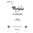 WHIRLPOOL AC1504XM0 Parts Catalog WHIRLPOOL AC1504XM0 Parts Catalog