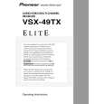 PIONEER VSX-49TX Owners Manual PIONEER VSX-49TX Owners Manual