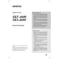 ONKYO SKF4600 Owners Manual ONKYO SKF4600 Owners Manual