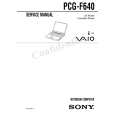 SONY PCGF640 Service Manual SONY PCGF640 Service Manual