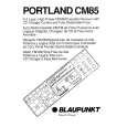 BLAUPUNKT PORTLAND CM85 Owners Manual BLAUPUNKT PORTLAND CM85 Owners Manual