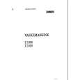 ZANUSSI Z1020 Owners Manual ZANUSSI Z1020 Owners Manual