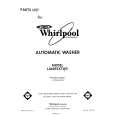 WHIRLPOOL LA6055XTM0 Parts Catalog WHIRLPOOL LA6055XTM0 Parts Catalog