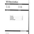 ELECTROLUX TF1168SLG Owners Manual ELECTROLUX TF1168SLG Owners Manual