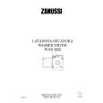 ZANUSSI WDD1022 Owners Manual ZANUSSI WDD1022 Owners Manual