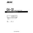 AKAI GX-32 Owners Manual AKAI GX-32 Owners Manual