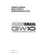 YAMAHA GW10 Owners Manual YAMAHA GW10 Owners Manual