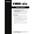 ROLAND CUBE-15X Owners Manual ROLAND CUBE-15X Owners Manual