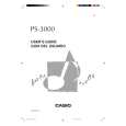 CASIO PS-3000 Owners Manual CASIO PS-3000 Owners Manual