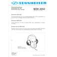 SENNHEISER MZW 2002 Owners Manual SENNHEISER MZW 2002 Owners Manual