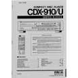 YAMAHA CDX-910 Service Manual YAMAHA CDX-910 Service Manual