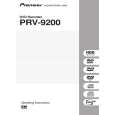PIONEER PRV-9200/KU/CA Owners Manual PIONEER PRV-9200/KU/CA Owners Manual