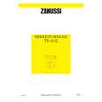 ZANUSSI TD4112 Owners Manual ZANUSSI TD4112 Owners Manual