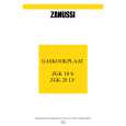 ZANUSSI ZGK20LV Owners Manual ZANUSSI ZGK20LV Owners Manual