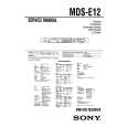 SONY MDSE12 Service Manual SONY MDSE12 Service Manual