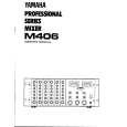 YAMAHA M406 Owners Manual YAMAHA M406 Owners Manual