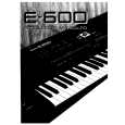 ROLAND E-600 Owners Manual ROLAND E-600 Owners Manual
