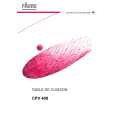 FAURE CPV408N Owners Manual FAURE CPV408N Owners Manual