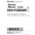 PIONEER DEH-P3800MP Service Manual PIONEER DEH-P3800MP Service Manual