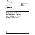 ZANUSSI EB1463 Owners Manual ZANUSSI EB1463 Owners Manual