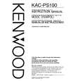 KENWOOD KACPS100 Owners Manual KENWOOD KACPS100 Owners Manual