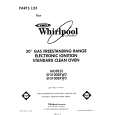 WHIRLPOOL SF3100ERW3 Parts Catalog WHIRLPOOL SF3100ERW3 Parts Catalog