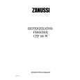 ZANUSSI CZF145W Owners Manual ZANUSSI CZF145W Owners Manual
