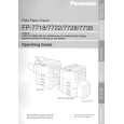 PANASONIC FP7728 Owners Manual PANASONIC FP7728 Owners Manual