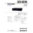 SONY SCDXB780 Service Manual SONY SCDXB780 Service Manual
