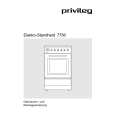 PRIVILEG 675.468 5/30253 Owners Manual PRIVILEG 675.468 5/30253 Owners Manual