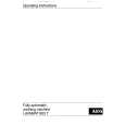 AEG Lavamat 803T Owners Manual AEG Lavamat 803T Owners Manual