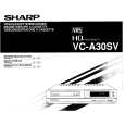 SHARP VC-A30SV Owners Manual SHARP VC-A30SV Owners Manual