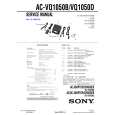 SONY ACVQ1050B Service Manual SONY ACVQ1050B Service Manual