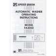 WHIRLPOOL FA3050 Owners Manual WHIRLPOOL FA3050 Owners Manual
