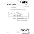 SONY TC-WR531 Service Manual SONY TC-WR531 Service Manual