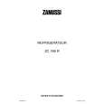 ZANUSSI ZC 199 R Owners Manual ZANUSSI ZC 199 R Owners Manual
