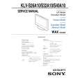 SONY KLVS26A10 Service Manual SONY KLVS26A10 Service Manual