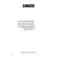 ZANUSSI ZFC244-1 Owners Manual ZANUSSI ZFC244-1 Owners Manual