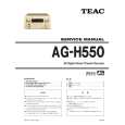 TEAC AG-H550 Service Manual TEAC AG-H550 Service Manual
