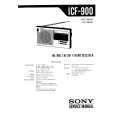 SONY ICF-900 Service Manual SONY ICF-900 Service Manual