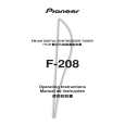 PIONEER F-208/SF Owners Manual PIONEER F-208/SF Owners Manual