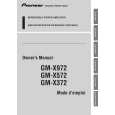 PIONEER GM-X572 Owners Manual PIONEER GM-X572 Owners Manual