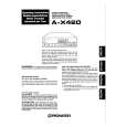 PIONEER A-X420 Owners Manual PIONEER A-X420 Owners Manual