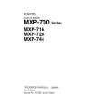 SONY MXP-744 Owners Manual SONY MXP-744 Owners Manual