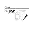 POLAROID HR6000 User Guide POLAROID HR6000 User Guide