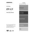 ONKYO DVL5 Owners Manual ONKYO DVL5 Owners Manual