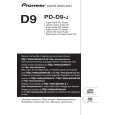 PIONEER PD-D9-J/WYXJ5 Owners Manual PIONEER PD-D9-J/WYXJ5 Owners Manual