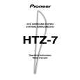 PIONEER HTZ-7 Owners Manual PIONEER HTZ-7 Owners Manual