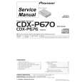 PIONEER CDX-P670ES Service Manual PIONEER CDX-P670ES Service Manual