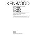 KENWOOD XD951 Owners Manual KENWOOD XD951 Owners Manual